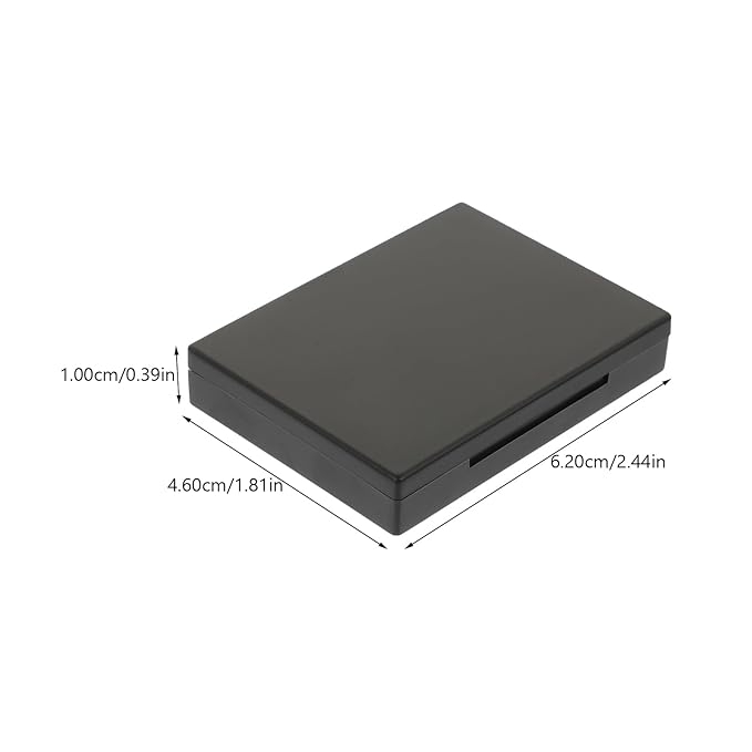 Empty Magnetic Eyeshadow Makeup Palette with 2Pcs Round Metal Pans,Magnetic Makeup Palette, Empty Makeup Palette，Aluminum Blush Empty Magnetic Eyeshadow Case,Customizable Beauty Organizer