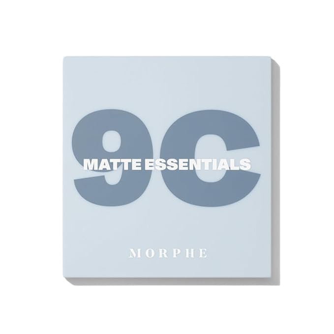 Morphe 9C Matte Essentials Artistry Palette - Cool-Toned Makeup Palette with All-Matte Finishes - Highly Pigmented Eye Makeup with a Blendable & Buildable Formula (0.35 oz)