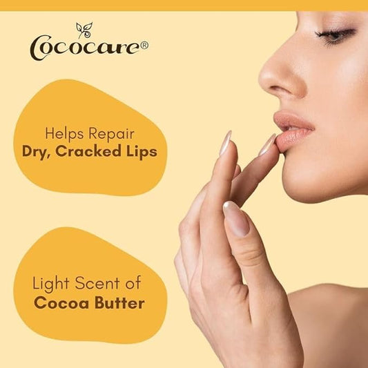 Cococare Cocoa Butter Lip Balm 0.15 oz (Pack of 8)