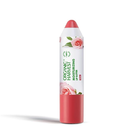 Moisturizing Lip Butter: Rose | Tinted Lip Butter for Women, Men & Kids | Best Organic Lip Balm | 100% American Certified Organic | 4gm