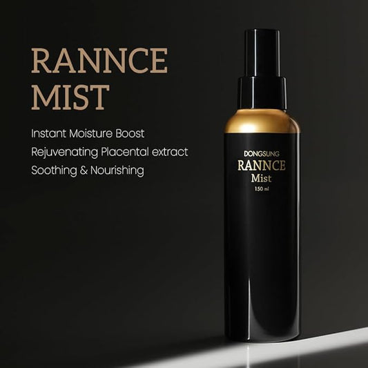 RANNCE Facial Mist, Face Mist with Okra Fruit Extract and Abelmoschus Manihot Flower Extract, Hydrates and Nourishes Skin, Day Care (Rannce, 5.07 fl oz)