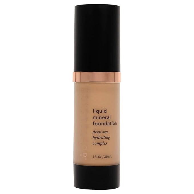 Youngblood Liquid Mineral Foundation, Sun Kissed | Lightweight, Dewy Full Coverage Makeup for Dry Skin | Poreless, Flawless Tinted Glow | Vegan, Cruelty Free, Gluten-Free