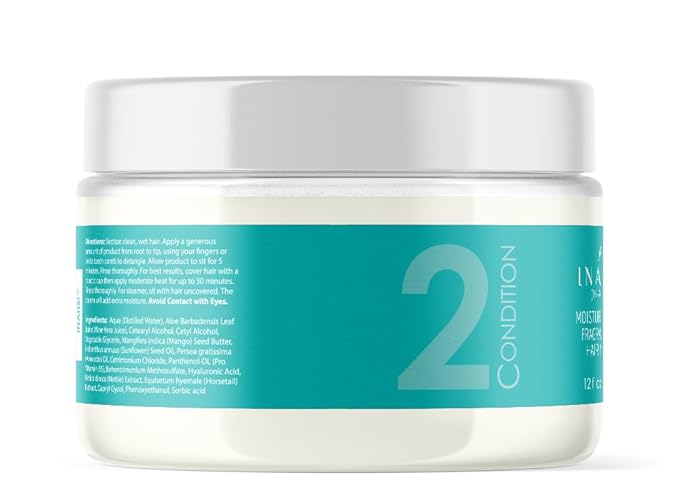 Moisture Supreme Fragrance Free Hair Masque | Deep Conditioner for Men, Women, or Kids with Curly Hair | Hair Products for Naturally Curly Hair 12 oz | Made in the USA