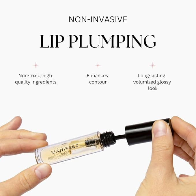 BIG POUT ENERGY Lip Plumper, Chili-Infused Lip Plumping Oil for Full and Smooth Lips, Lip Gloss Finish, With Easy Swipe XL Wand Applicator, Spicy Rose, 0.12 fl oz