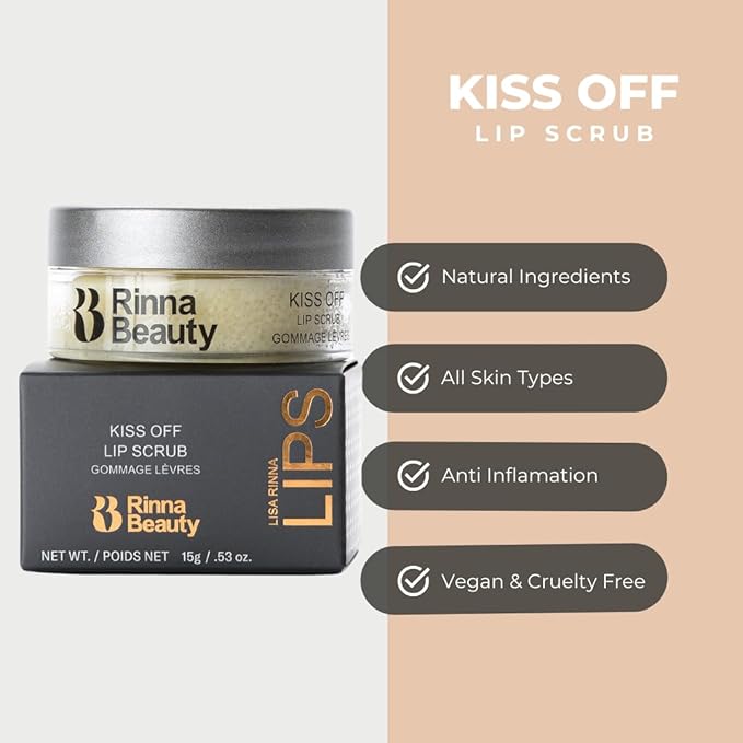 Rinna Beauty Kiss Off Lip Scrub, 0.53 oz