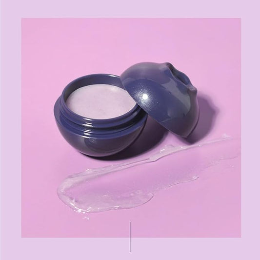 PS.PRETTYSKIN Moisturizing Korean Vegan Lip Balm 0.31oz. (9g) Smooth, Soft Texture, Hydrating, Natural Shine, Glossy (Blueberry)