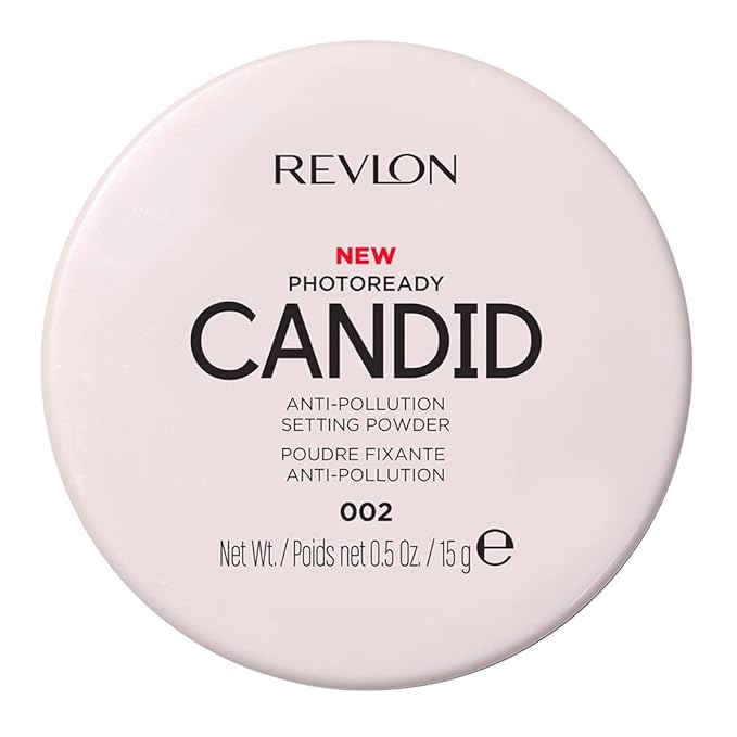 Revlon PhotoReady Candid Setting Powder, with Anti-Pollution, Antioxidant Ingredients, without Parabens, Pthalates and Fragrances; Shade 002 .34 Fluid Oz