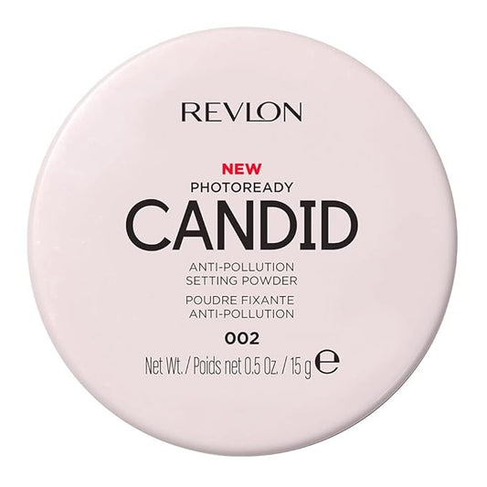 Revlon PhotoReady Candid Setting Powder, with Anti-Pollution, Antioxidant Ingredients, without Parabens, Pthalates and Fragrances; Shade 002 .34 Fluid Oz