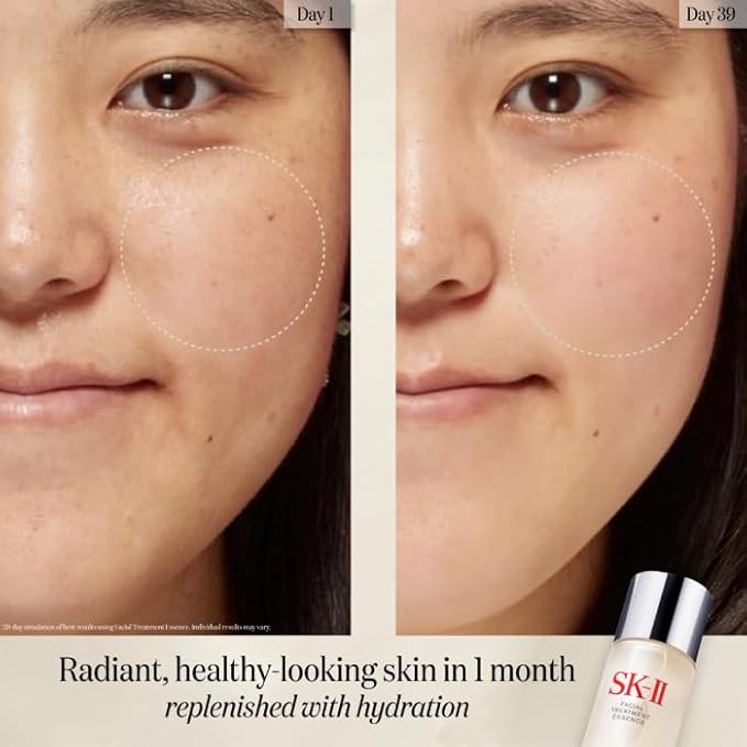 SK-II PITERA Youth Essentials Kit, (CLEANSER 0.7 OZ + ESSENCE 2.5 OZ + ADVANCED AIRY CREAM 0.5 OZ)