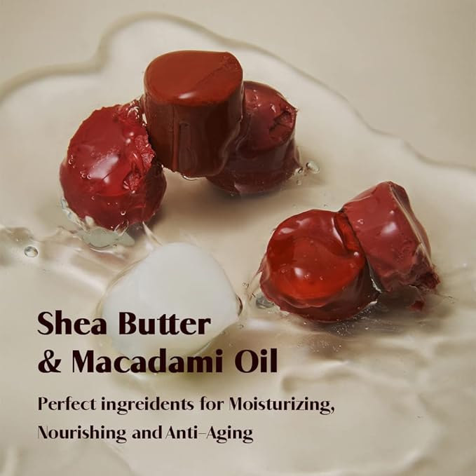 METAFORET Vegan Tinted Lip Balm 0.12oz 3.5g Experience Softer, More Radiant Lips with Lip Tint Butter Balm - Moisturizing, Tinted, and Perfect for Lip Care and Lip Glow (#03 Glory Red)