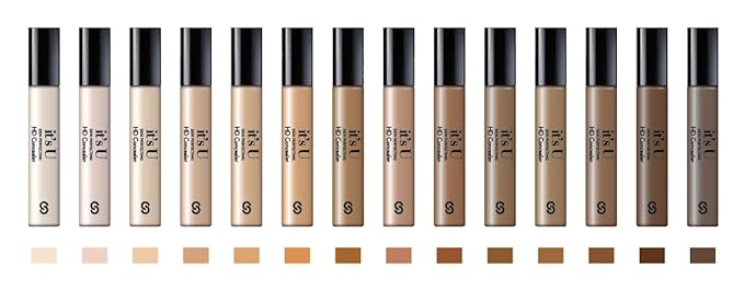 Sistar it's U Skin Perfecting HD Concealer Full Coverage Lightweight Long Lasting Correcting Liquid Contour Cover Masker Makeup 5 ml / 0.17 fl. oz (Brownie)