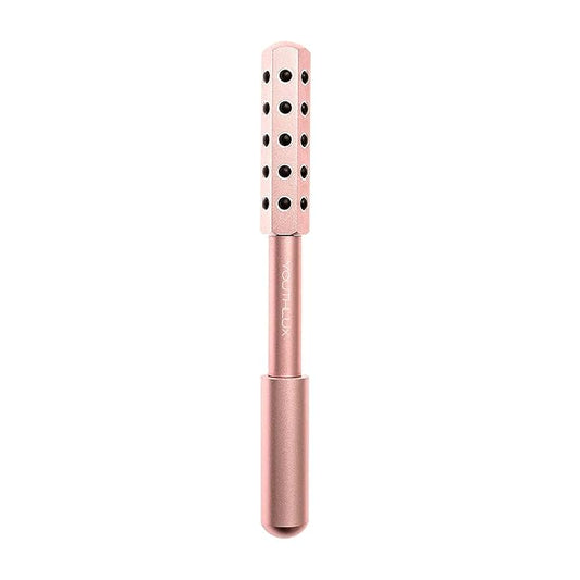 Radiance Roller - Germanium Stone Uplifting Face Beauty Massage Tool/Roller/Wand for Skin Tightening, De-Puffing, Sculpt/Lift, Anti-Aging | Uplift Face Roller, Facial Roller (Rose Gold)