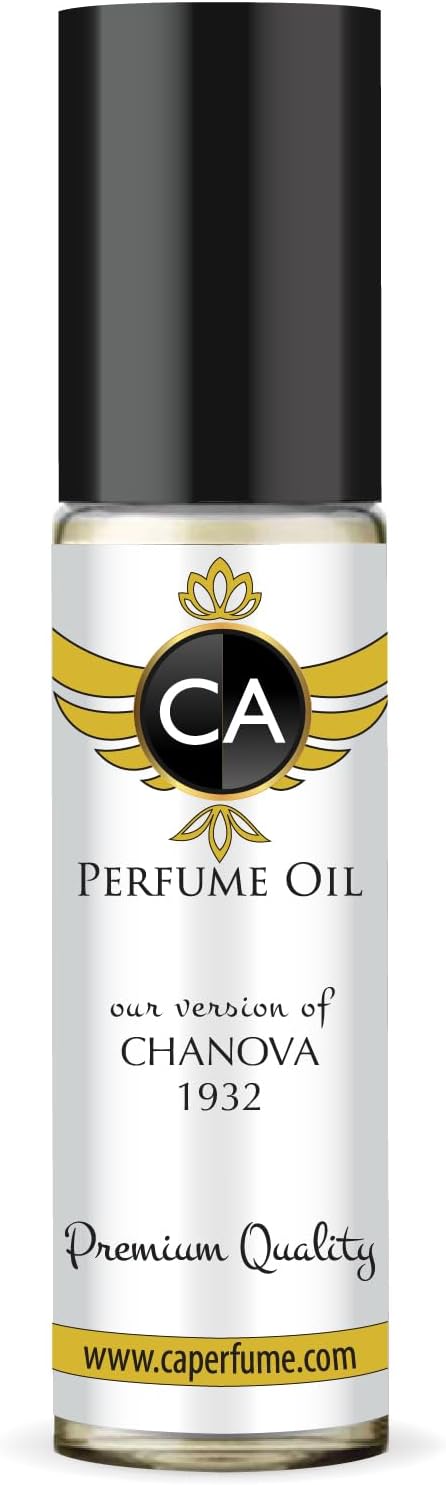 CA Perfume Impression of Chanova 1932 for Women Fragrance Dupes Eau Perfume Body Oil Roll-On 0.3 Fl Oz/10ml-X1