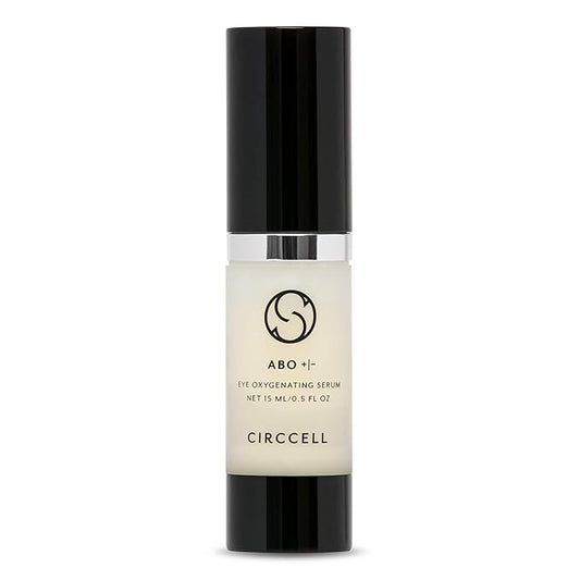 CIRCCELL ABO Eye Serum, Day & Night Oxygenating Serum, Regenerative Anti-Aging Under Eye Serum for Wrinkles, 0.5 Count
