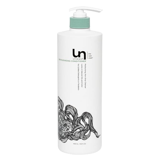Unwash Bio-Cleansing Conditioner - Gentle, Hydrating Co-Wash Cleansing Conditioner, Sulfate & Paraben Free, for Curly, Coily & Dry Hair, 33.8 fl oz