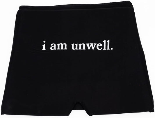 Huggs Migraine Relief Cap - I Am Unwell - Cooling Gel Head Wrap, Cold Compress Cap for Headache, Stress, & Tension