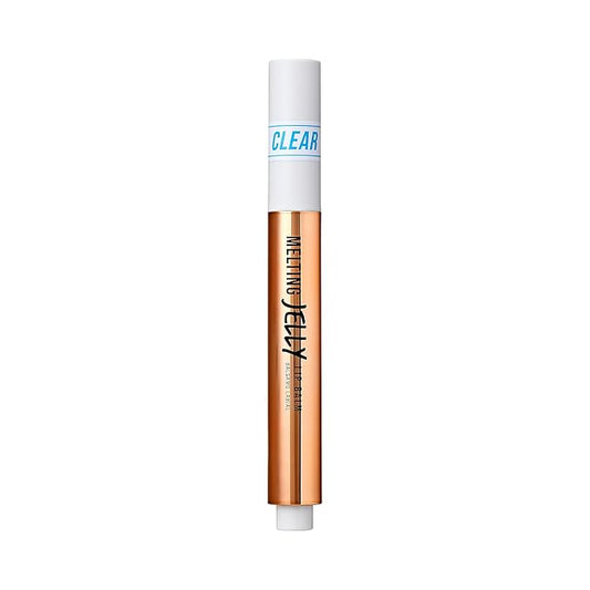 KISS NEW YORK Professional Melting Jelly Lip Balm, High Shine & Moisturizing Lip Stick, Long Lasting, Plumping Effect Look, Non-Sticky & Not Cakey, Easy Application & Natural Coverage (Ice Jelly)