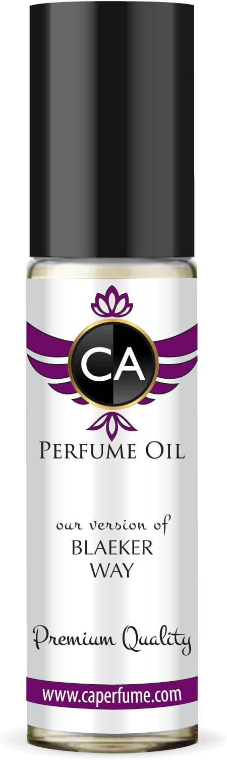 CA Perfume Impression of Bold Numbers Blaeker Way for Women & Men Replica Fragrance Body Oil Dupes Roll-On 0.3 Fl Oz/10ml-X1