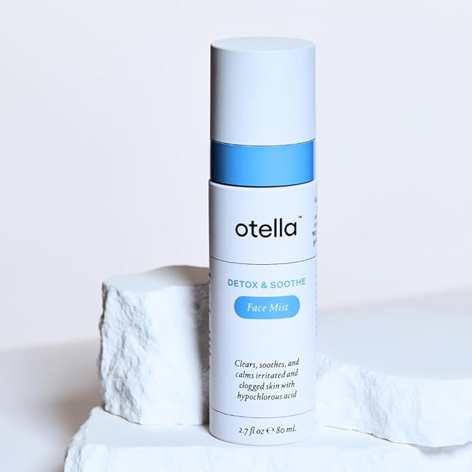 Detox & Soothe Face Mist with Hypochlorous Acid | Reduces Redness & Breakouts | pH Balance & Skin Cleansing for Active Lifestyles | TSA Approved, 2.7 oz | Clean Ingredients