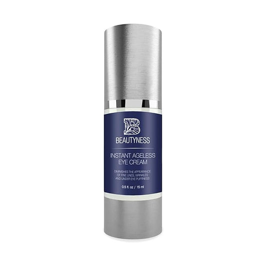 Instant Ageless Eye Cream – Anti Wrinkle Cream, Removes Under Eye Puffiness, Bags, Expression Lines, & Dark Circles. Powerfully Tighen & Lifts Sagging Skin. Disappears Before Your Eyes In Minutes.