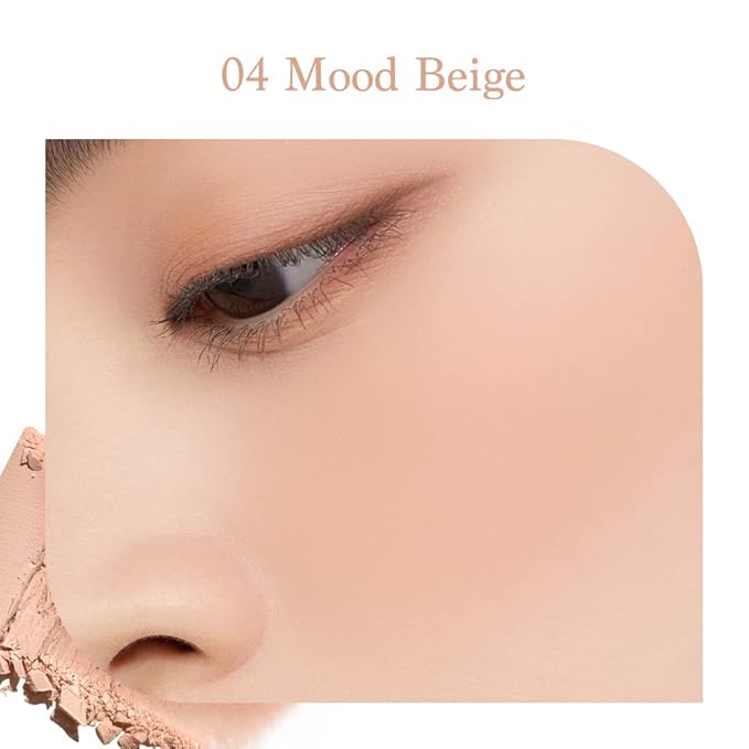 Dasique Blending Mood Cheek #01 Warm Blending l Cruelty-Free l 4 Blendable Shades in Lightweight, Long-lasting, Smooth Powder