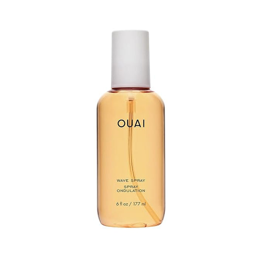 OUAI Wave Spray - Texture Spray for Hair with Coconut Oil & Rice Protein - Adds Texture, Volume & Shine for Beach Waves - Paraben Free, Safe for Color & Keratin-Treated Hair (6 fl oz)