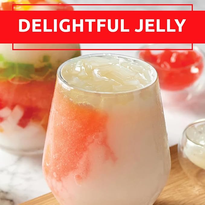 Fanale Coconut Jelly Topping nata de coco for Bubble Tea 400 g | Coconut Flavor Jelly | for Boba Tea, Smoothies, Slushes, Desserts 400g