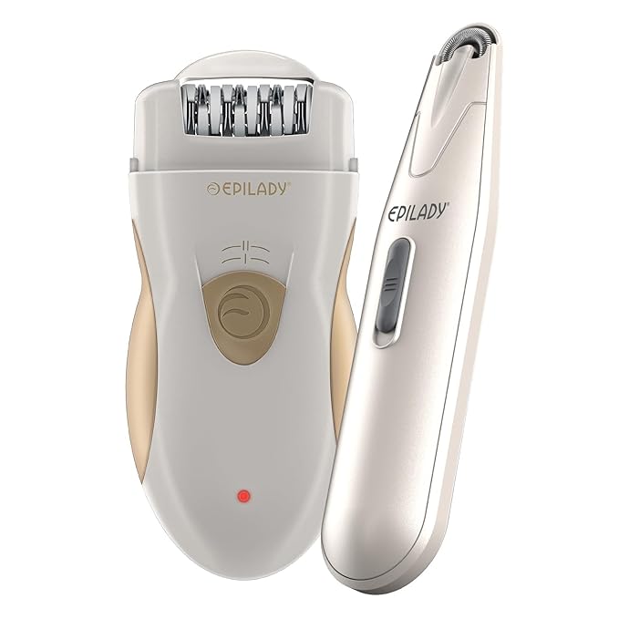 Epilady Epilator Bundle, Full Body + Facial Epilator Combo: Legend 5 Full Body Epilators & Epilady Esthetic Facial Hair Removal Device Epilators for Women Hair Removal