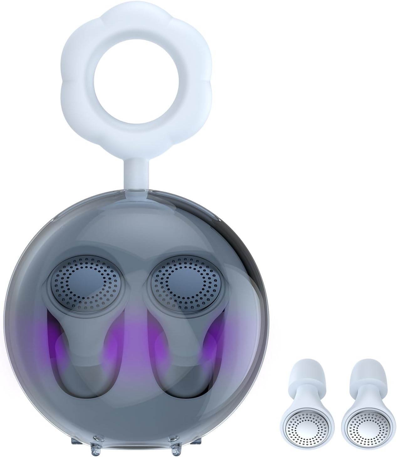 Ear Plugs, Sleep Earplugs with Cleaning, Memory Foam & Silicone Tips, Noise Reduction up to 35 dB, with 3 Sizes & Case, Reusable, Noise Protection Earplug for Side Sleepers, Travel, Work Blue