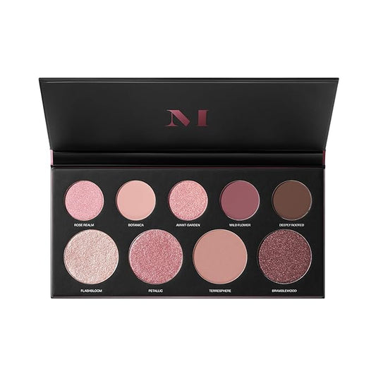 Morphe Makeup Palette - Power Multi-Effects Palette with Mattes, Shimmers, Duochromes & Silk Slip Toppers - Made to Build, Blend & Layer for Everyday Versatile Makeup Looks - Floralisse (0.65 oz)