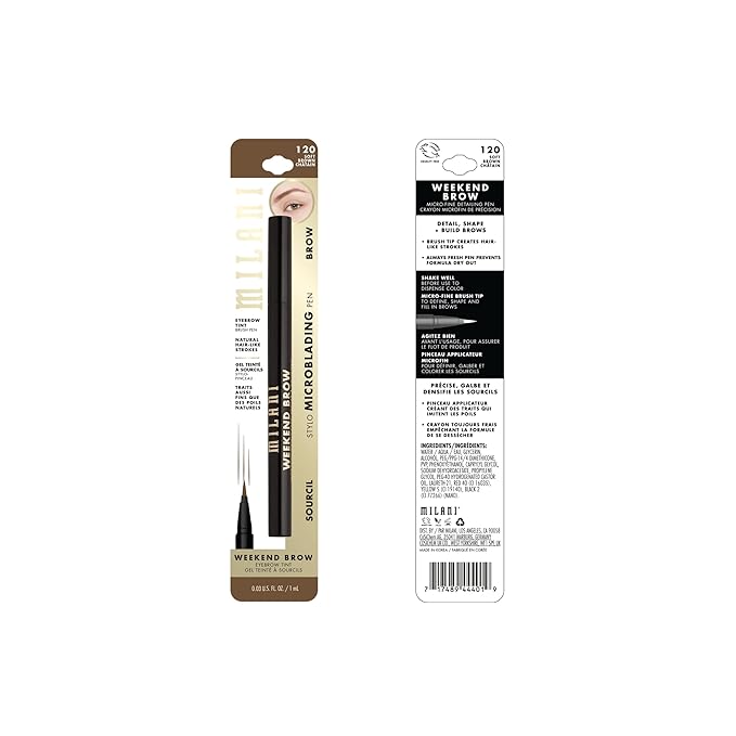 Milani Weekend Brow Eyebrow Tint - 120 Soft Brown