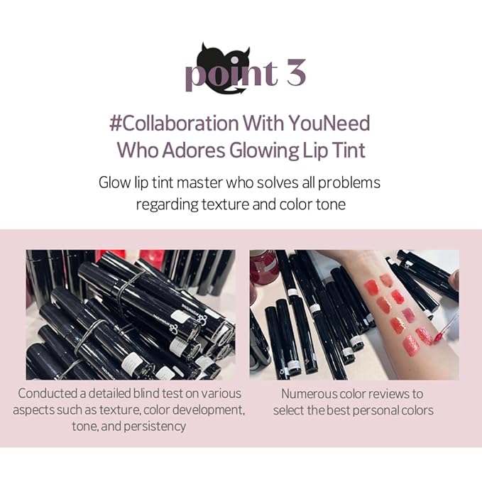 ETUDE Over Growy Lip Stain Tint, Mudder Red, 0.1 oz (3 g), Lipstick, Glossy Finish, Highly Moisturizing, Melotint, Plush, Glossy, Volume, Vegan Certified