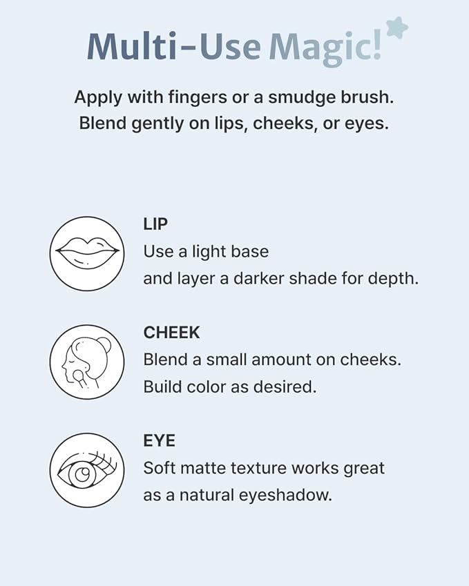 DEARMAY Pure Falling Mood Lip Pot No. 02 Blush Hour 0.23 Oz. Vegan Lip Stain Lip & Cheek Multi-Use Tint With Hydrating Formula for Smooth Soft Blend Without Dryness or Fine Lines, Korean Makeup