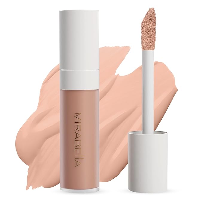 Mirabella Invincible For All Perfecting Under Eye Concealer Full Coverage - Hydrating Makeup Concealer for Dark Circles, Fine Lines & Wrinkles w/Hyaluronic Acid - Light L110