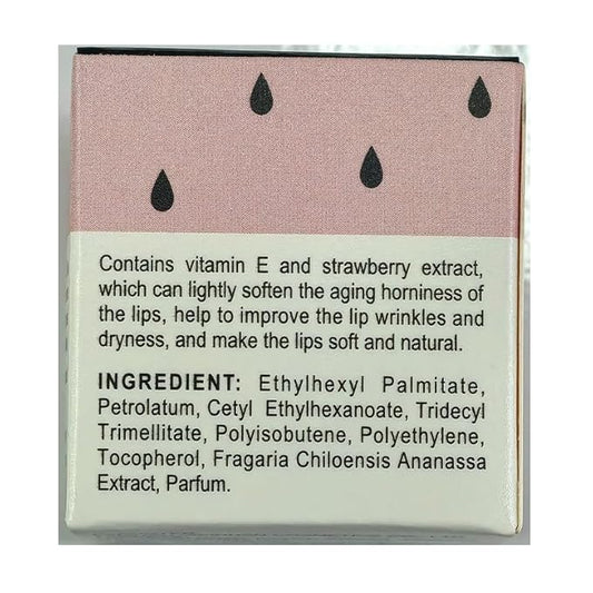 2 PCS Bee Lip Balm Lip Mask Honey Pot, Honey & Strawberry Lip Mask Propolis Moisturizing Lip Balm with Stick - Hydrating Prevention Dry and Cracked Lip Scrubs Exfoliato Lip Wrinkle Care