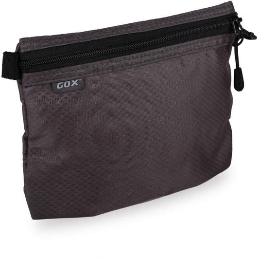 GOX Small Toiletry Bag for Men Bulk Cosmetic Bag Dopp Kit Carry On Zipper Pouch Organization Nylon Packing Sack Waterproof(Grey)