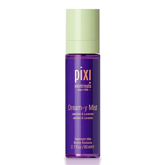 Pixi Beauty Dream-y Mist | Elixir Facial Mist | Help Hydrate & Preserve Skin with Jasmine, Lavender, Chamomile, 80ml