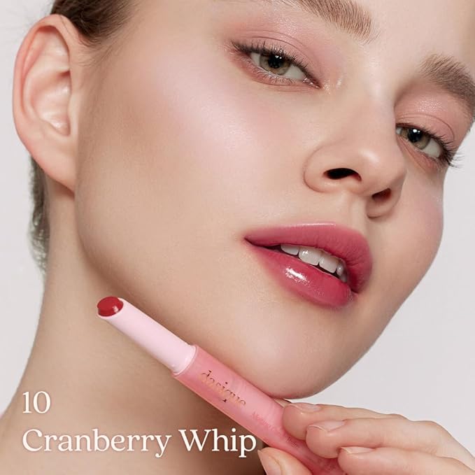 Dasique Melting Candy Balm (#10 Cranberry Whip) | Glossy Balm | Moisturizing | For dry Lips | Vegan