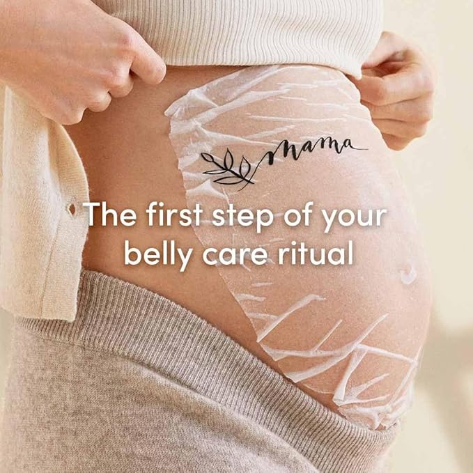 Evereden Soothing Belly Mask - 4 Belly Masks for Pregnant Women 1st & 2nd Trimester - Hydrating, Nourishing, & Soothing Pregnancy Skin Care Belly Masks - Clean & Vegan Pregnancy & Maternity Products