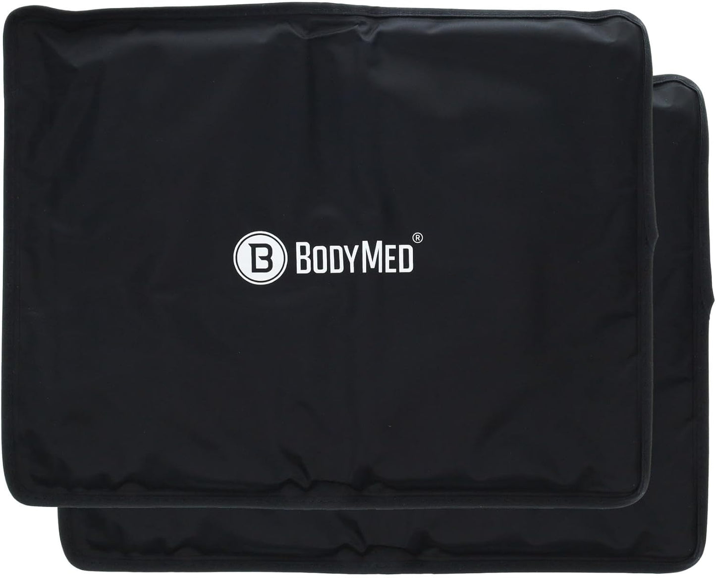 BodyMed Reusable Gel Ice Pack Cold Compress (2-Pack) for Back, Shoulder, Neck, & Knee - Professional Grade Cold Therapy for Injuries, Aches, Swelling, Bruises, Sprains - 14 in. x 11 in. (Standard)