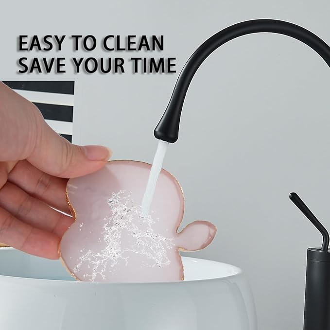 Nail Polish Palette, 2Pcs Resin Nail Art Palette, Nail Painting Mixed Color Palettes, Gold Edge Makeup Mixing Tray, Nail Supplies For Nail Techs, Nail Art Display Board(Apples)