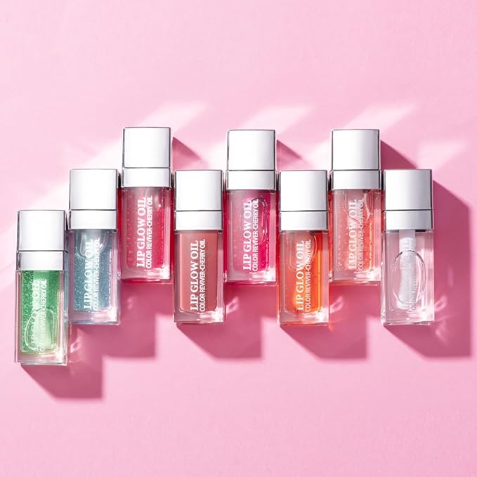 Plumping Lip Oil, Long Lasting Hydrating Lip Gloss Tinted Lip Balm Non-sticky Revitalizing, Transparent Lip Care Oil for Dry Lip (MAHOGANY)