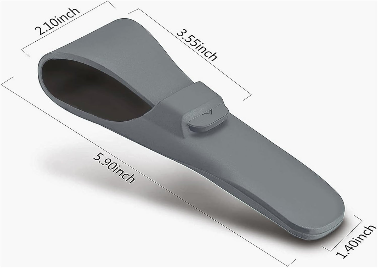 LinMei Silicone Razor Travel Case Compatible with Gillette, Parker, Merkur Razor (Grey+Cleaning Brush)