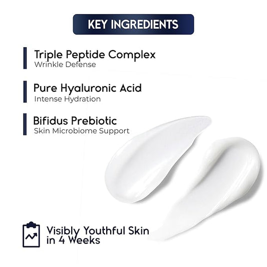 Instant Face Lift Cream, Face Cream for Older Women 60 Plus - Wrinkle Cream for Face Deep Wrinkles - Face Moisturizer for Women Dry Skin | Night Cream Anti Aging - 1.69 Fl Oz