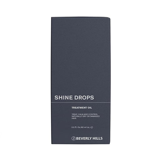 J Beverly Hills Shine Drops Hair Treatment Oil with Botanical Oils for Shine, Nourishment and Dry Hair Repair, 2.2 Oz