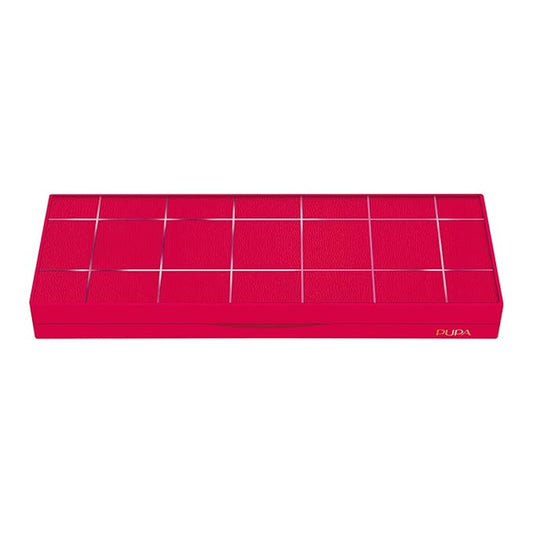 Pupa Milano Pupart S Makeup Palette, 003 Red, 0.4 oz - Versatile Makeup Kit - Blush for Cheeks - Eyeshadow - Lip Gloss - Lip Cream - Face Makeup