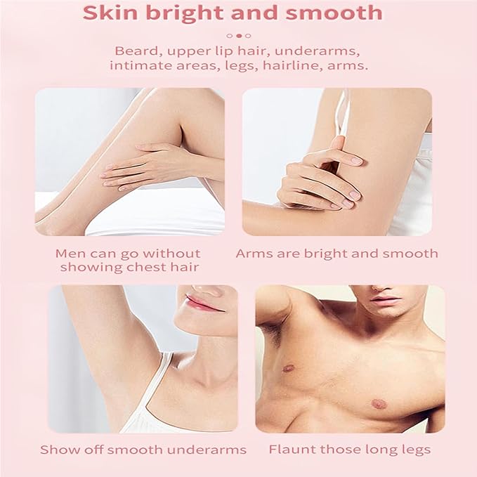 Dermave Bikini Shaver,2 in 1 Dual Head Bikini Trimmer & Body Shaver, Painless Hair Removal with Silky Glow Finish, Cordless & Waterproof Electric Trimmer for Women,Pink