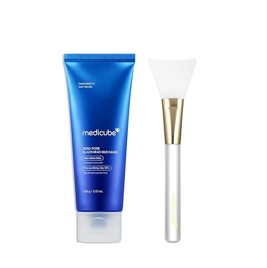 medicube Zero Pore Blackhead Mud Mask with Jelly Brush
