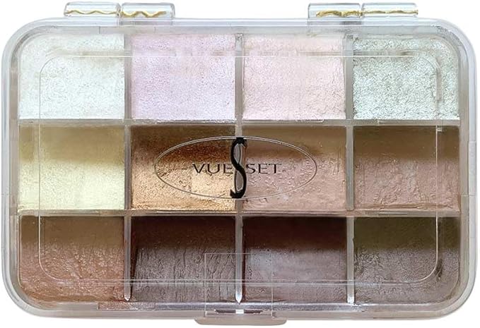 Mango - 12 Sections empty makeup palette depotting case