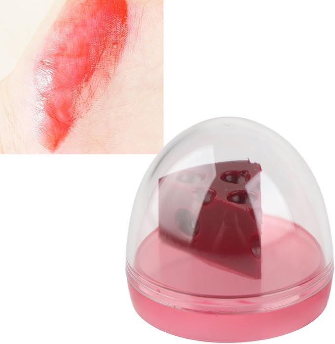 Cheese Shaped Lip Balm, Moisturizing Nourishing Repair Lip Balm, Hydrating Lip Balm for Chapped Cracked Lips 0.3oz(01)